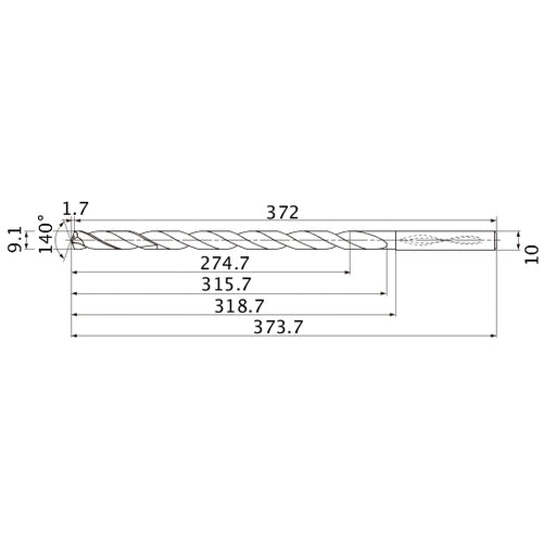 MNS0910X30DB CARB DRILL