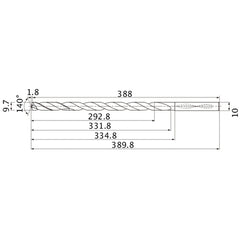 MNS0970X30DB CARB DRILL