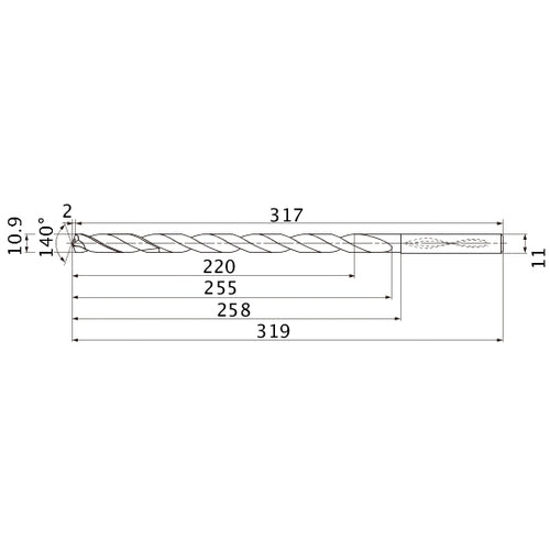 MNS1090X20DB CARB DRILL