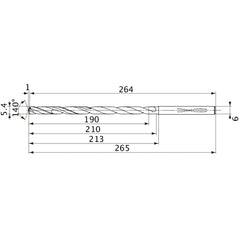 MVS0540X35S060 CARB DRILL
