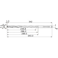 MVS0710X35S080 CARB DRILL