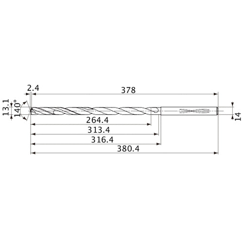 MVS1310X20S140 CARB DRILL