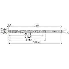 MVS1330X15S140 CARB DRILL