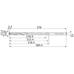 MVS1340X20S140 CARB DRILL