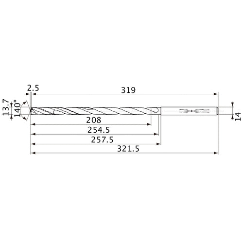 MVS1370X15S140 CARB DRILL
