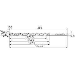 MVS1380X20S140 CARB DRILL