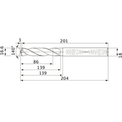 MVS1660X05S180 CARB DRILL