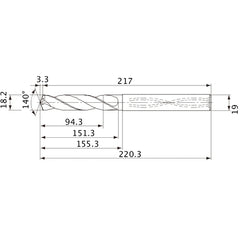 MVS1820X05S190 CARB DRILL