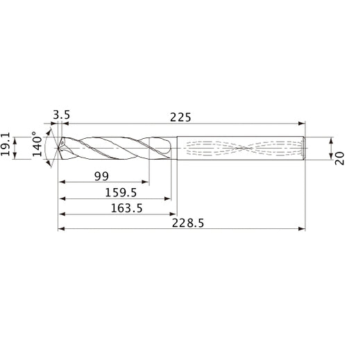 MVS1910X05S200 CARB DRILL