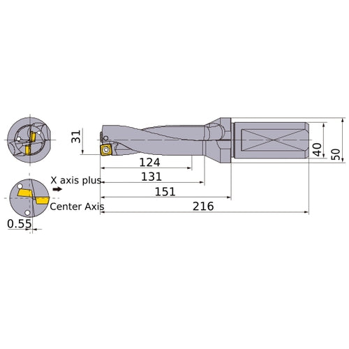 MVX3100X4F40 INDX DRILL