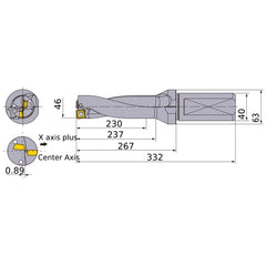 MVX4600X5F40 INDX DRILL