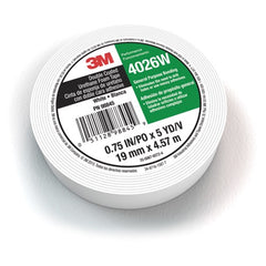 3M Double Coated Urethane Foam Tape 4026W White 1/2″ × 5 yd 62mil - USA Tool & Supply