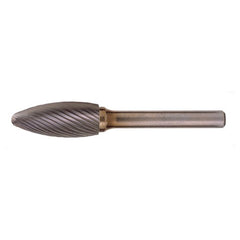 SH-5 Standard Cut Solid Carbide Bur-Flame Shape