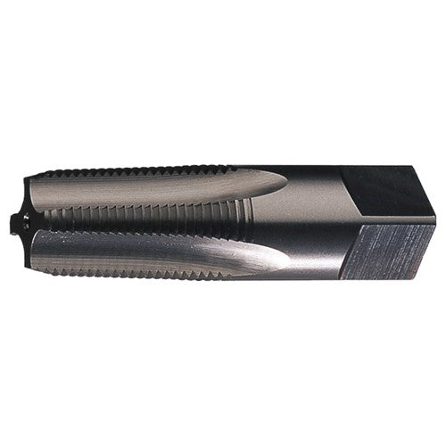‎1/8-27 NPT Flute Carbon Steel Medium Hook Taper Medium Hook Taper Pipe Tap- Bright - Exact Industrial Supply