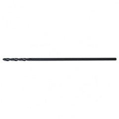 #10 RHS / RHC HSS 135 Degree Split Point 12″ Aircraft Extension Drill - Steam Oxide - USA Tool & Supply