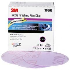 3 - P1200 Grit - 30368 Film Disc - USA Tool & Supply