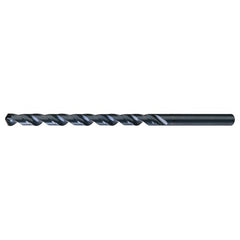 47/64″ RHS / RHC HSS 118 Degree Notched Point Heavy Duty Extra Long Drill - Steam Oxide - Exact Industrial Supply