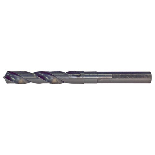 33/64 RHS / RHC HSS 118 Degree Radial Point Silver & Deming Reduced Shank Drill - Steam Oxide