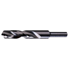 ‎1-1/4 RHS / RHC HSS 118 Degree Radial Point 1/2″ Reduced Shank Silver & Deming Drill - Steam Oxide