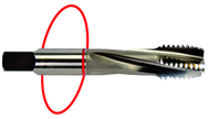 7/16-14 Dia. - H3 - 3 FL - Std Spiral Flute Tap - Red Ring - USA Tool & Supply