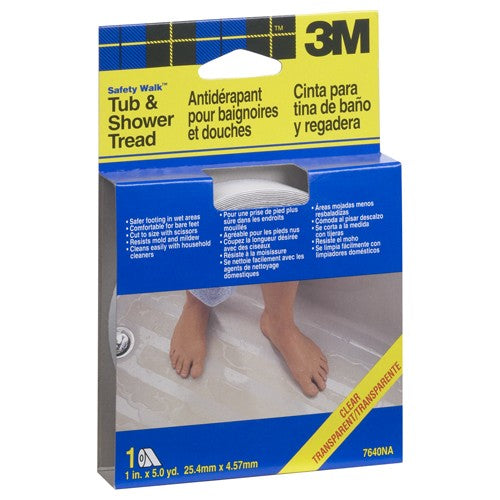 3M Safety-Walk Slip Resistant Tape 220C-R1X180 1″ × 15 ft Clear - USA Tool & Supply