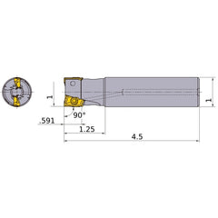 APX4000UR162SA16SA INDEXABLE ENDMIL