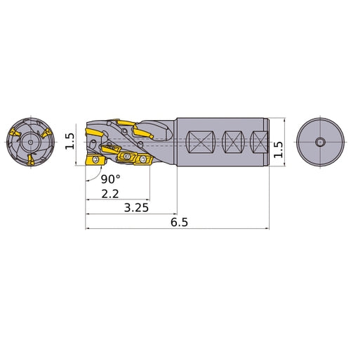 APX4KUR2408WA24S35A INDEXABLE ENDMI