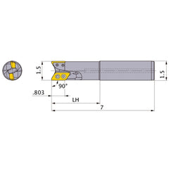 AXD7000UR242SA24SB INDEXABLE ENDMIL