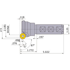 BOE4R404W20 INDEXABLE ENDMILL