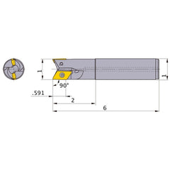 BXD4000R162SA16SB INDEXABLE ENDMILL