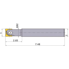 MBD081000SB INDEXABLE ENDMILL