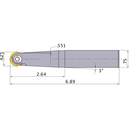 MBN060625TB INDEXABLE ENDMILL