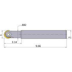 MBN081000SA INDEXABLE ENDMILL