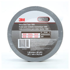 3M Value Duct Tape 1900 Silver 1.88″ × 60 yd 5.8 mi - USA Tool & Supply