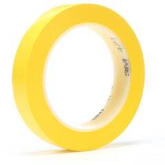 3M Vinyl Tape 471 Yellow 3/4″ × 36 yd 5.2 mil - USA Tool & Supply