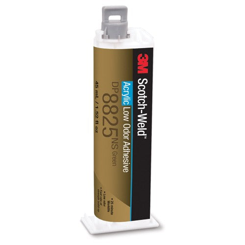 3M Scotch-Weld Low Odor Acrylic Adhesive DP8825NS Green 45 mL Duo-Pak - USA Tool & Supply