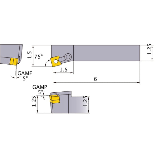 MSKNR-206D TURNING HOLDER