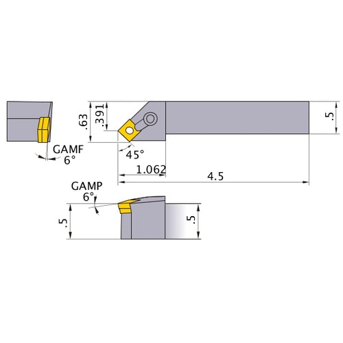 MSSNL-83 TURNING HOLDER