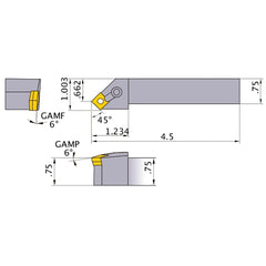 MSSNR-124B TURNING HOLDER