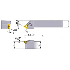 MSSNR-164D TURNING HOLDER