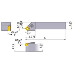 MSSNR-205D TURNING HOLDER