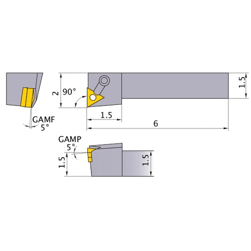 MTFNR-246D TURNING HOLDER