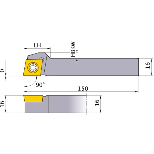 SCACR1616M09-SM TURNING HOLDER