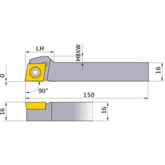 SCACR1616M09-SM TURNING HOLDER