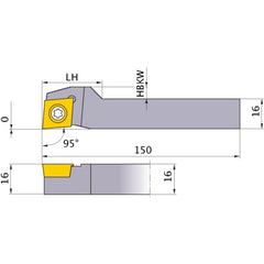 SCLCR1616M09-SM TURNING HOLDER