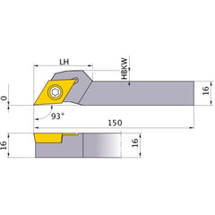 SDJCL1616M11-SM TURNING HOLDER