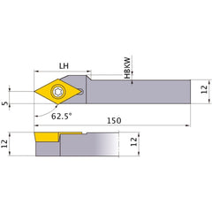 SDNCR1212M11-SM TURNING HOLDER