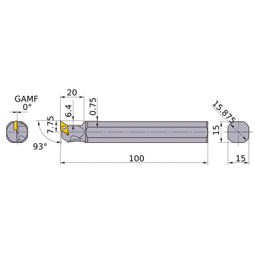 SH16H-FSDUCL11 BORING BAR