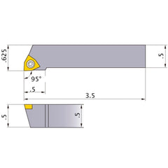 SWLCR-082 TURNING HOLDER