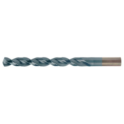 3/32 RHS / RHC HSS-CO 8% (M42) 135 Degree Split Point Q-Cobalt Wide Land Parabolic Jobber Drill - TiCN - Exact Industrial Supply